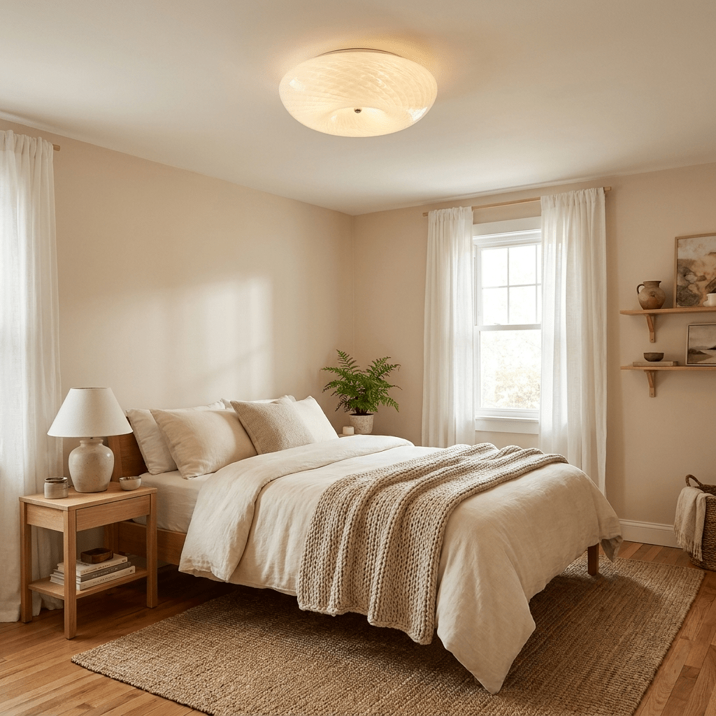 Swirl Glass Flush Mount - Vakkerlight