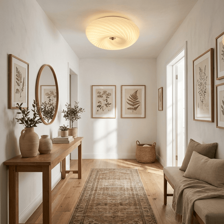 Swirl Glass Flush Mount - Vakkerlight