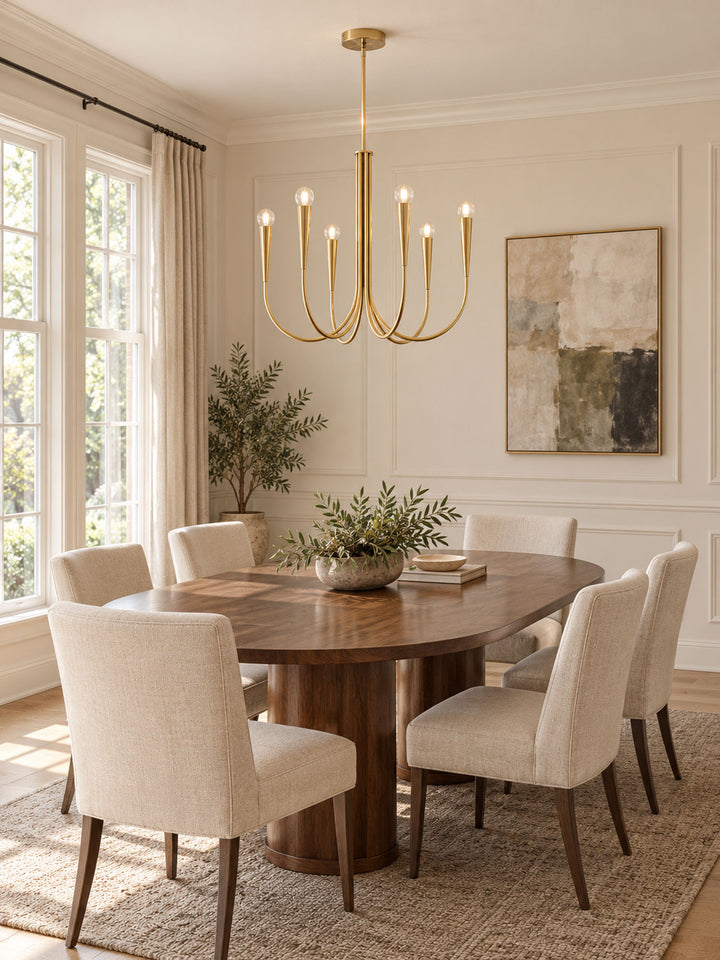 Swoop Arm Chandelier