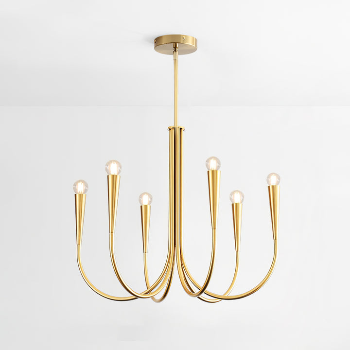 Swoop Arm Chandelier - Vakkerlight