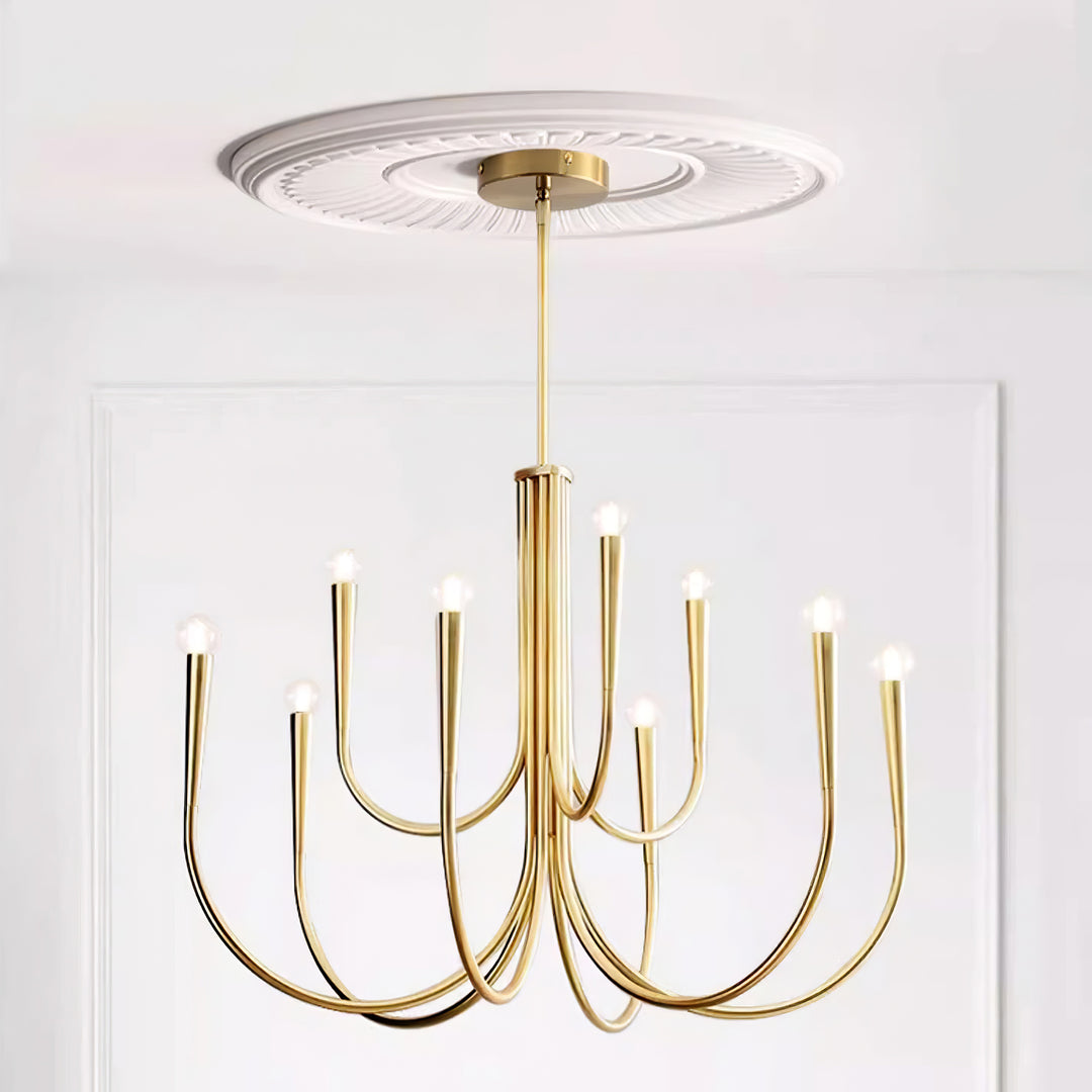 Swoop Arm Chandelier - Vakkerlight