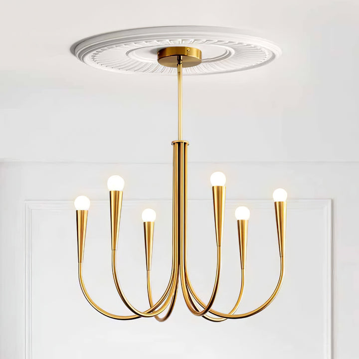 Swoop Arm Chandelier - Vakkerlight