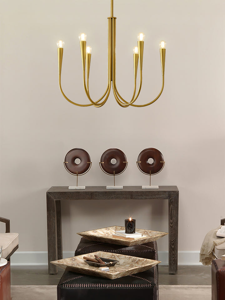 Swoop Arm Chandelier - Vakkerlight