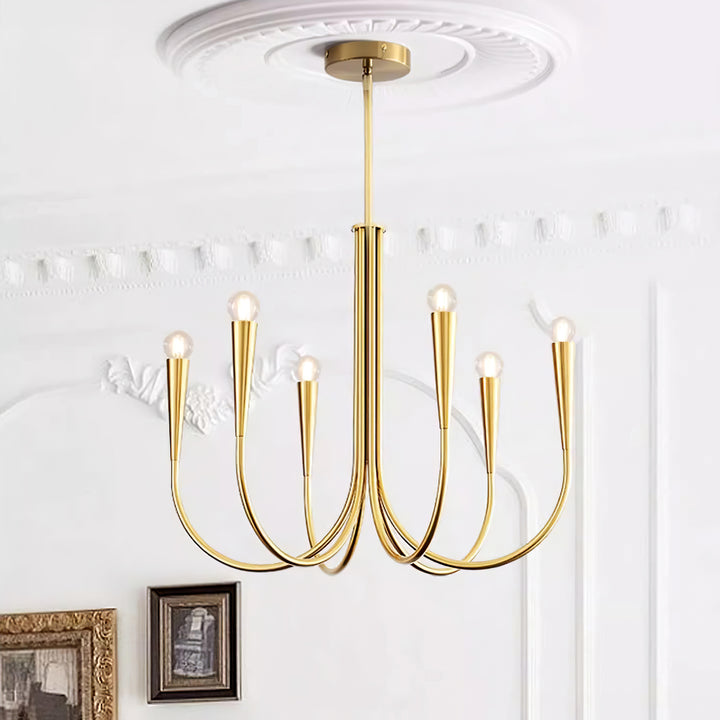 Swoop Arm Chandelier - Vakkerlight