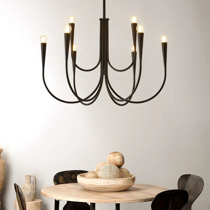 Swoop Arm Chandelier - Vakkerlight