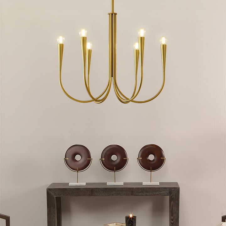 Swoop Arm Chandelier - Vakkerlight