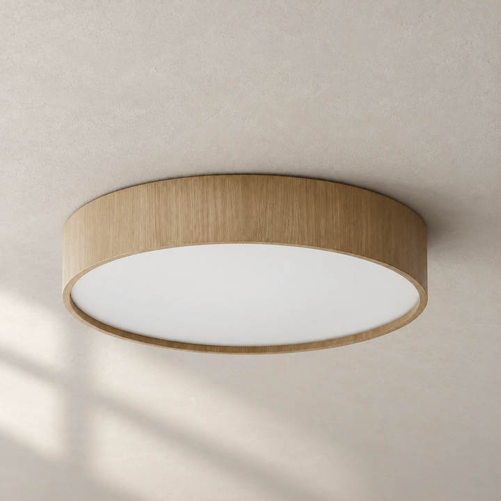 Sylva Minimalistische Houten Plafondlamp