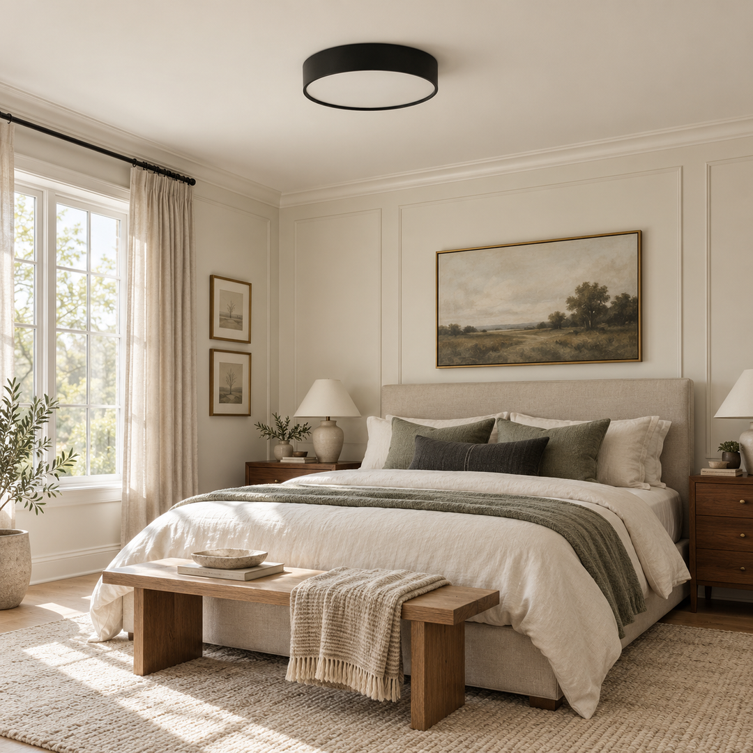 Sylva Minimalistische Houten Plafondlamp