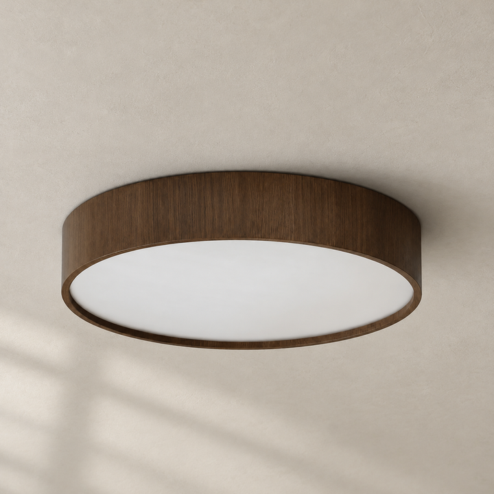 Sylva Minimalistische Houten Plafondlamp