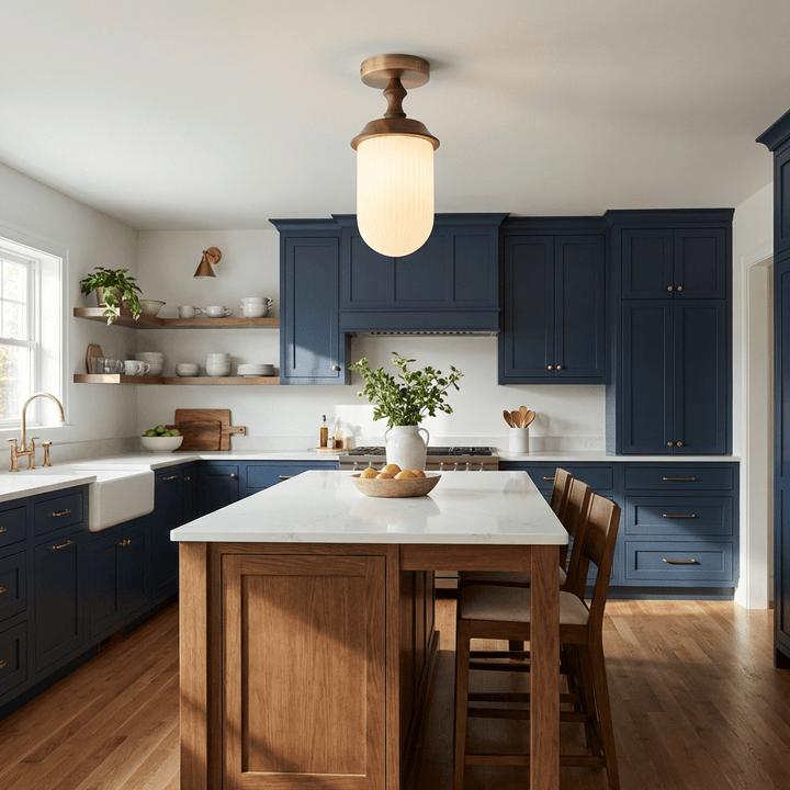 Sylvan Wood Rim Ceiling Lamp - Vakkerlight