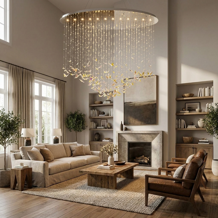 Sylvane LED K9 Crystal Branch Chandelier