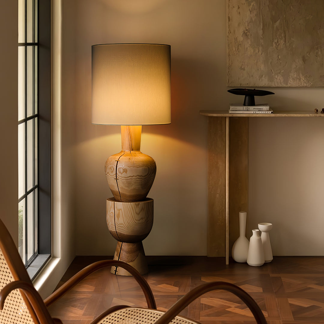 Sylvia Wood Floor Lamp - Vakkerlight