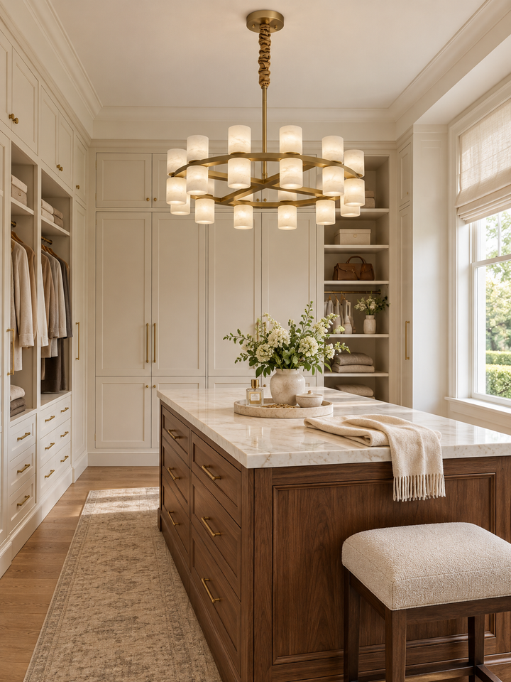 Tabitha Alabaster Chandelier