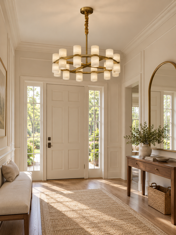 Tabitha Alabaster Chandelier
