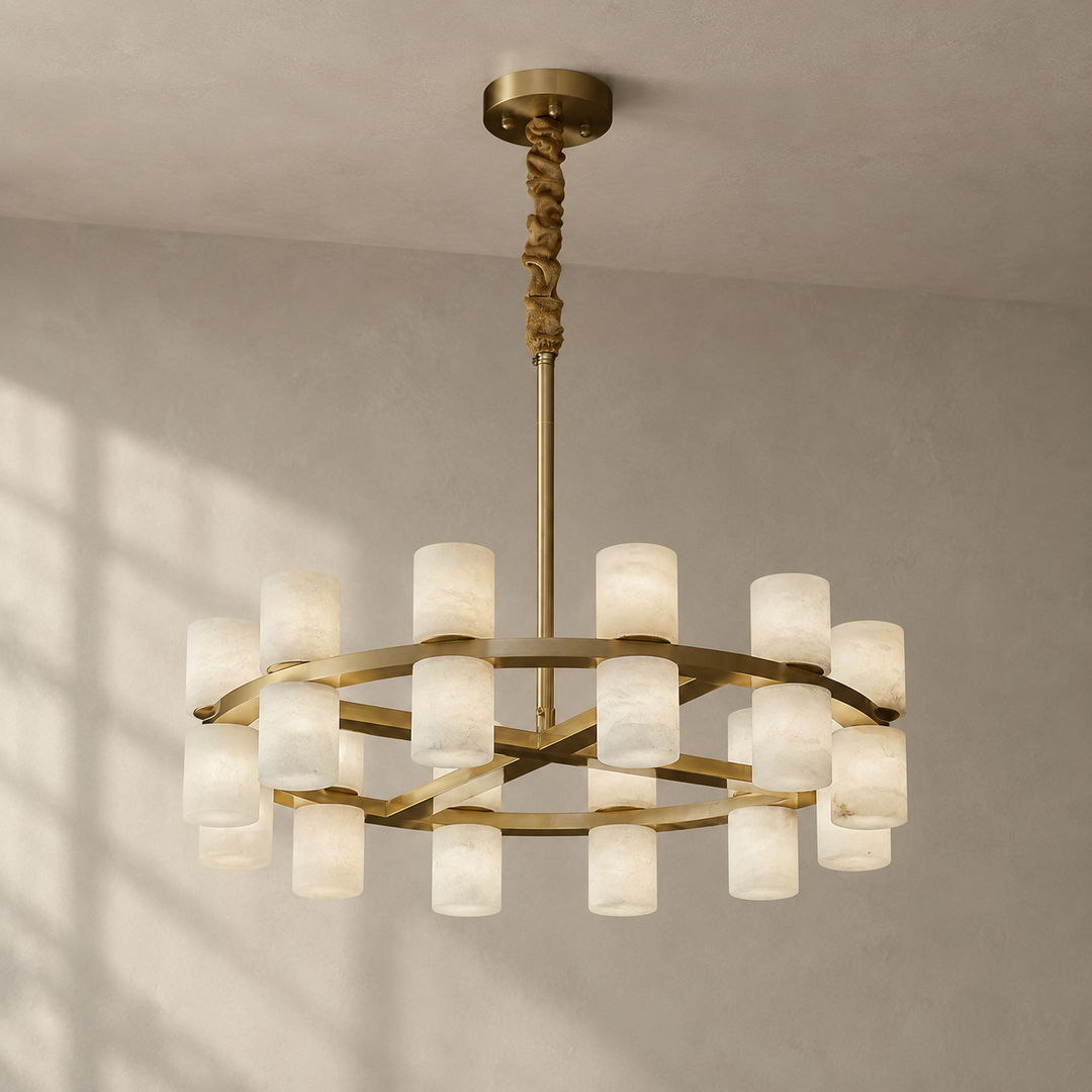 Tabitha Alabaster Chandelier