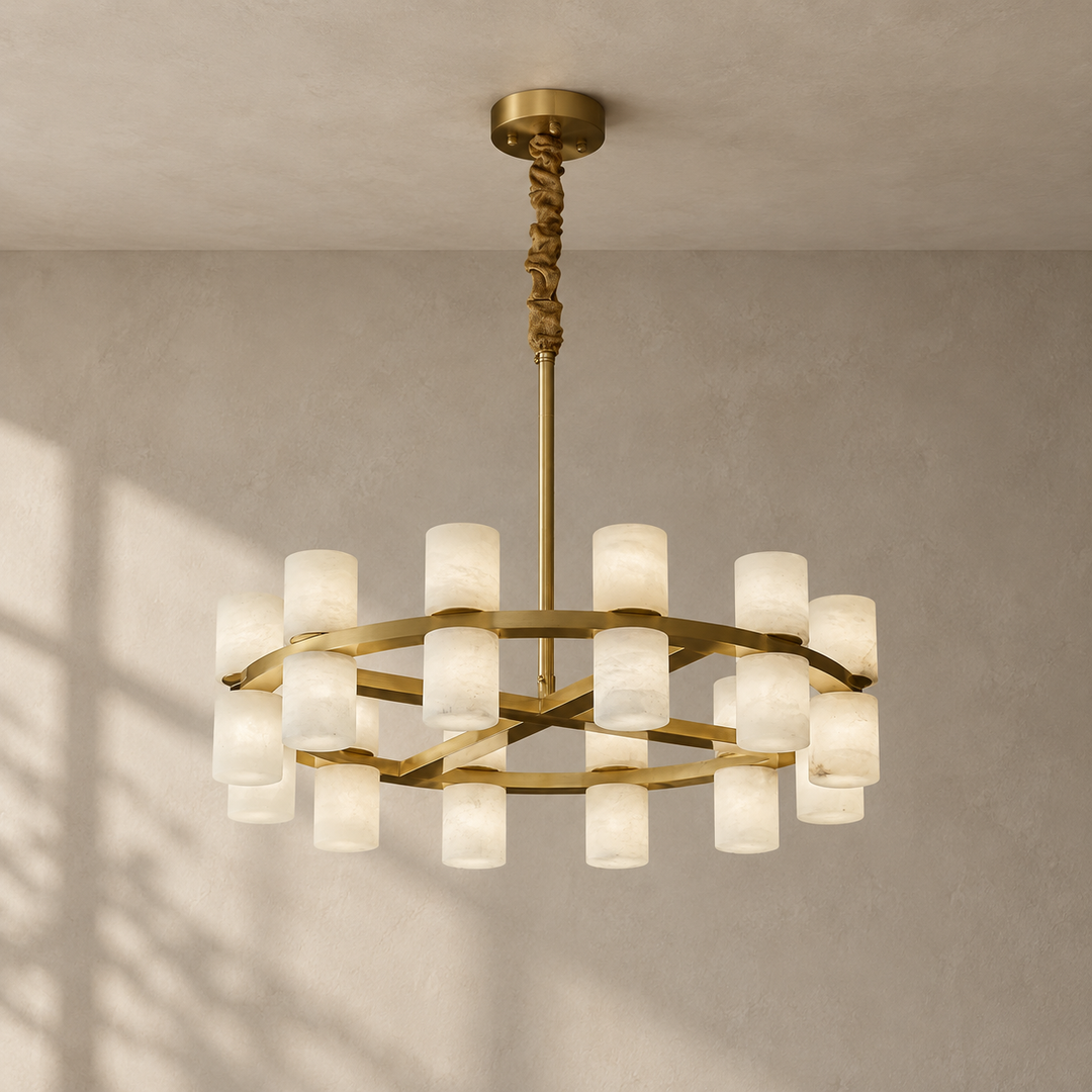 Tabitha Alabaster Chandelier