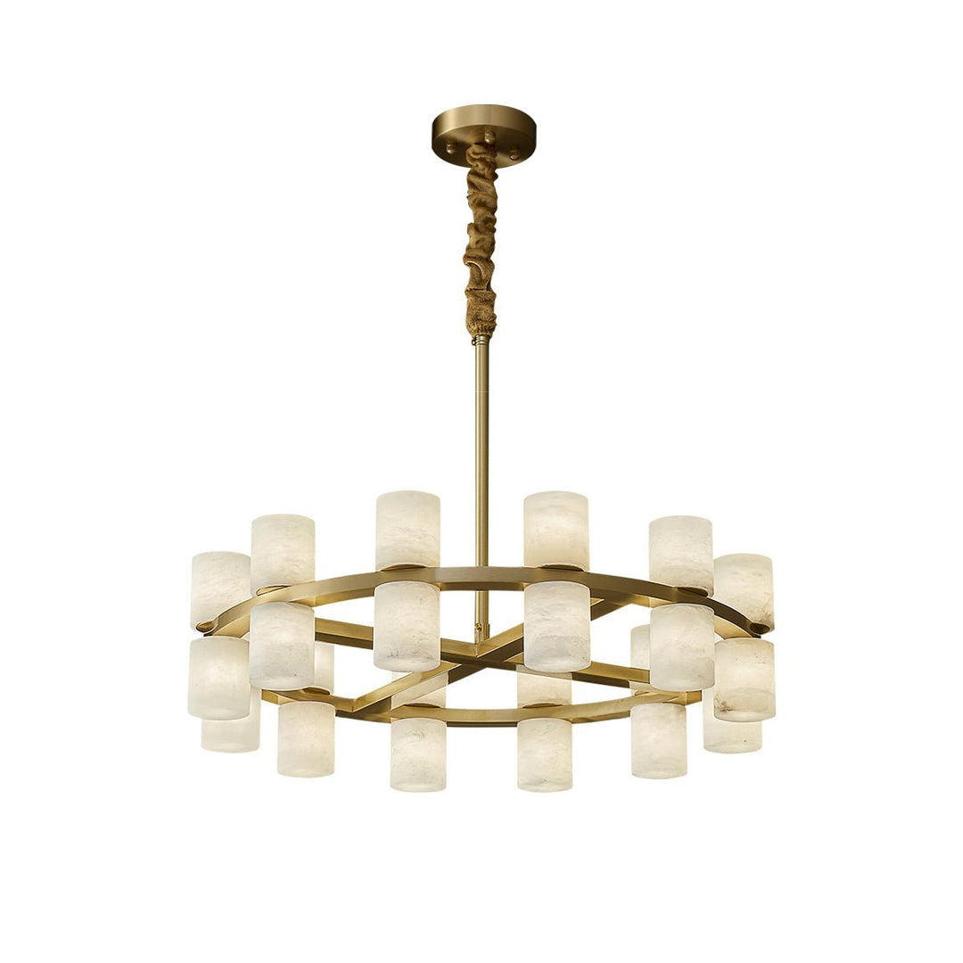 Tabitha Alabaster Chandelier - Vakkerlight