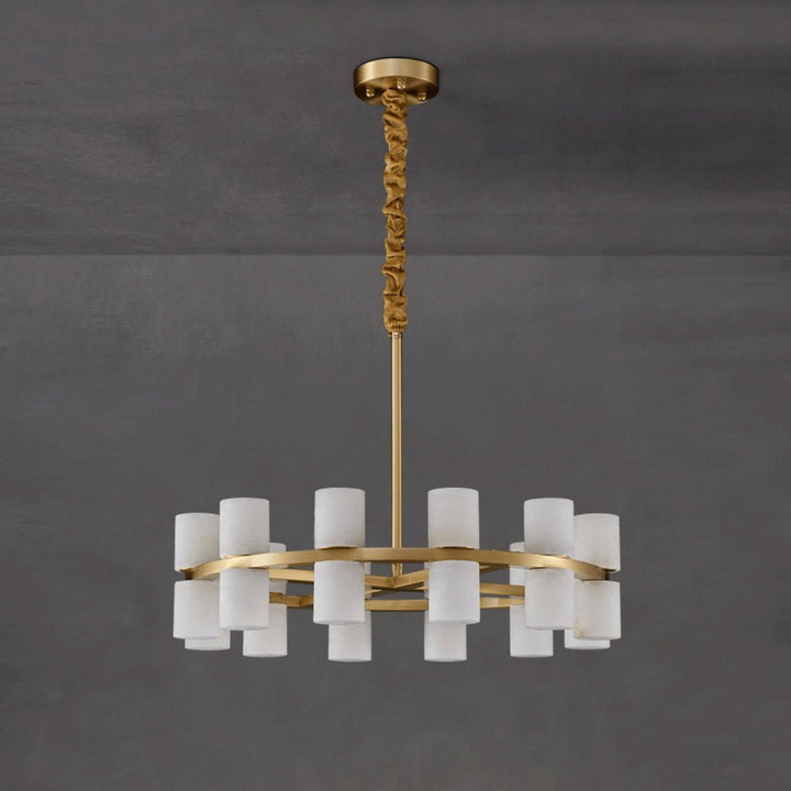 Tabitha Alabaster Chandelier - Vakkerlight