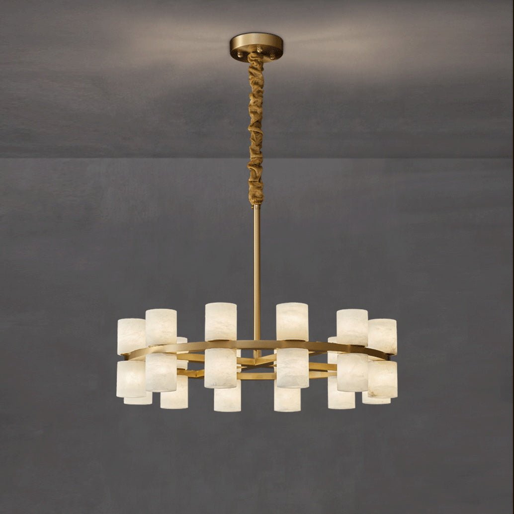 Tabitha Alabaster Chandelier - Vakkerlight