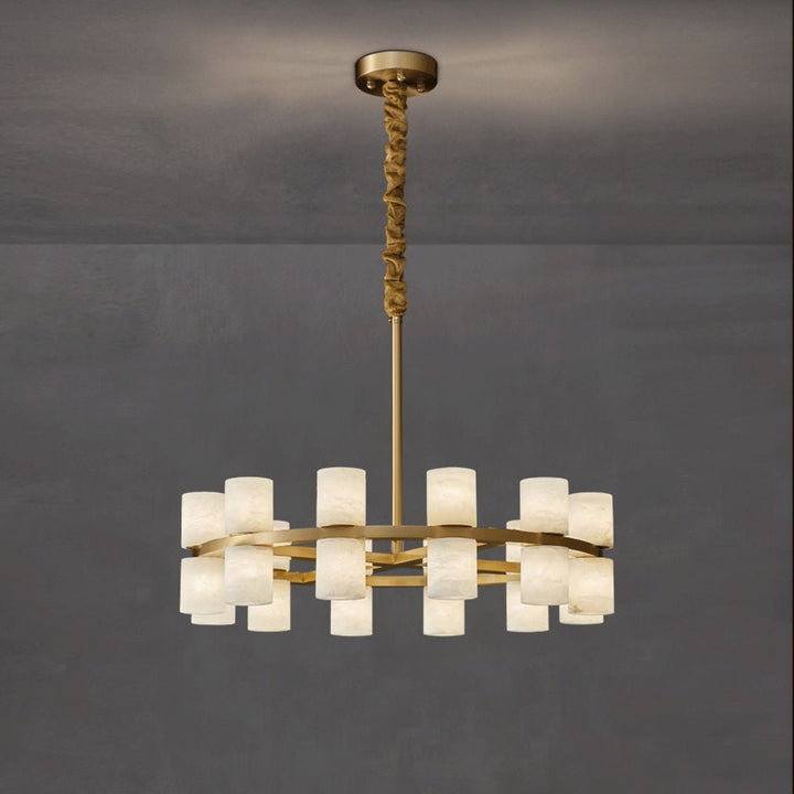 Tabitha Alabaster Chandelier - Vakkerlight