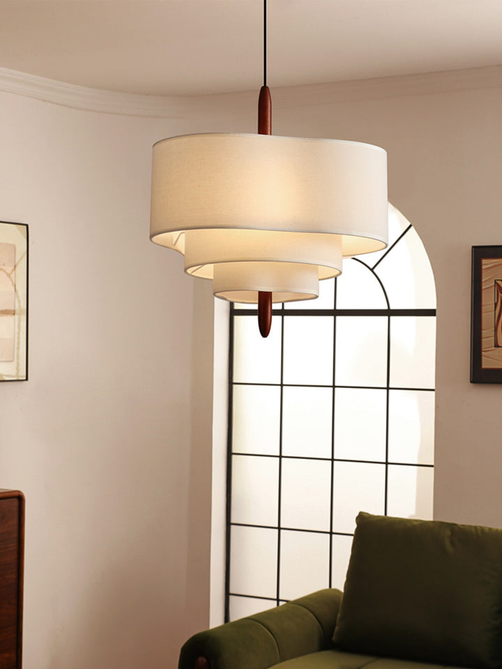 Talia Tiered Fabric Pendant Light - Vakkerlight