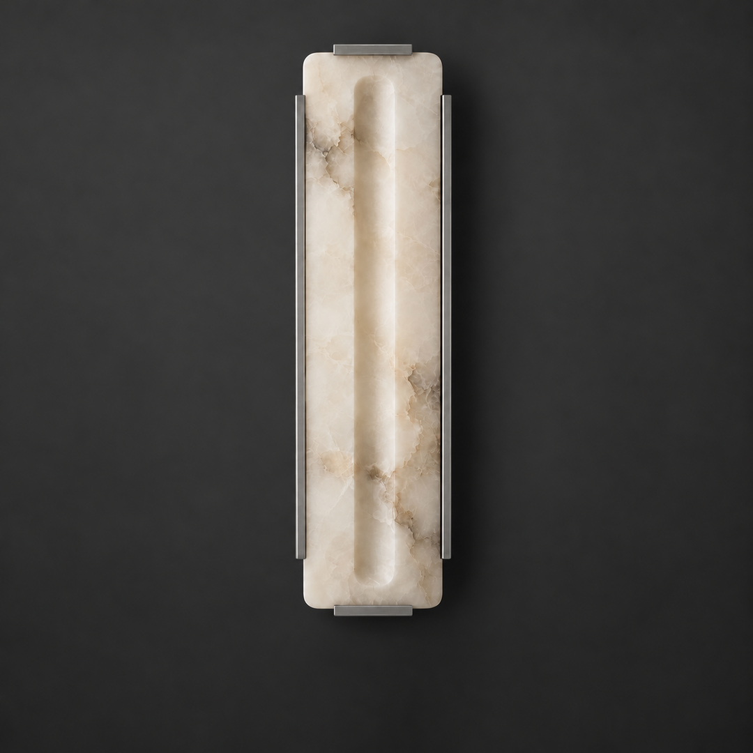 Talvenne Alabaster-Paneele-Wandleuchte