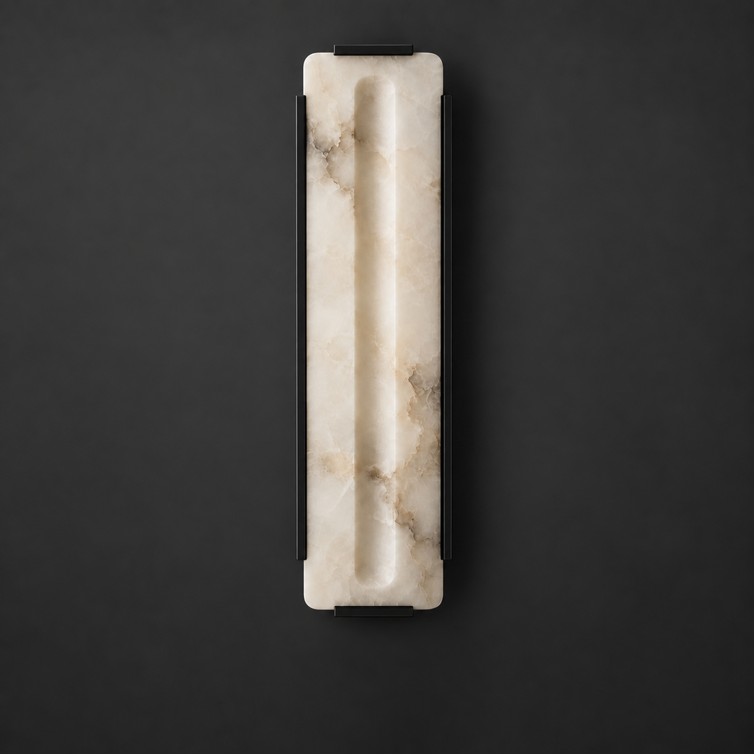 Talvenne Alabaster-Paneele-Wandleuchte