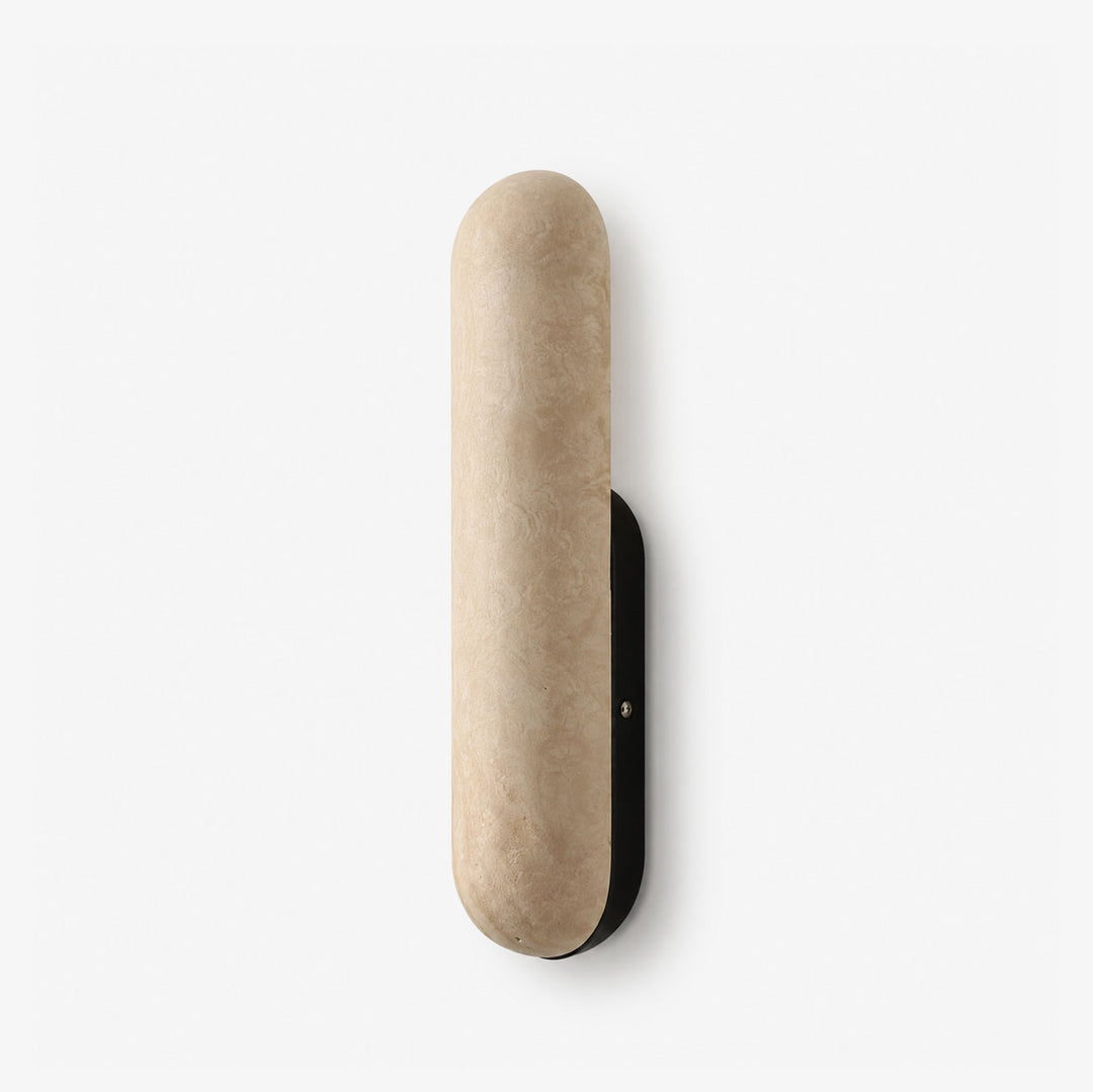 Talvera Travertine Capsule Wall Sconce