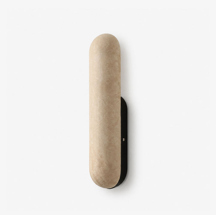 Talvera Travertine Capsule Wall Sconce