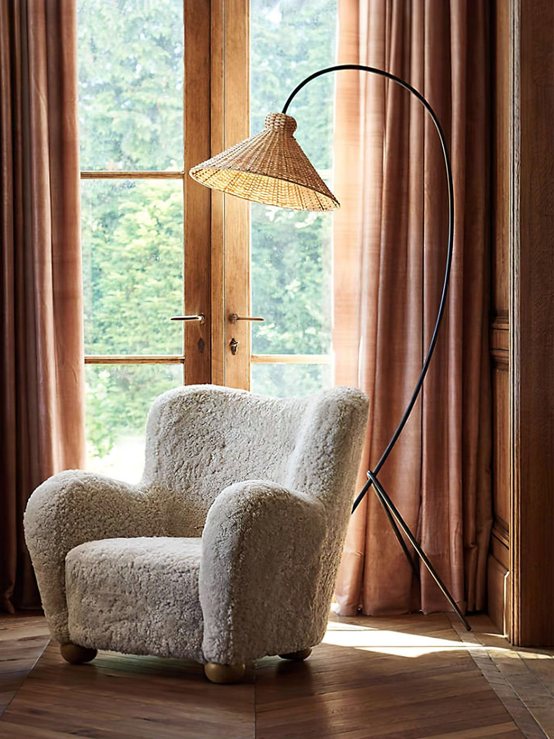 Tana Woven Floor Lamp - Vakkerlight