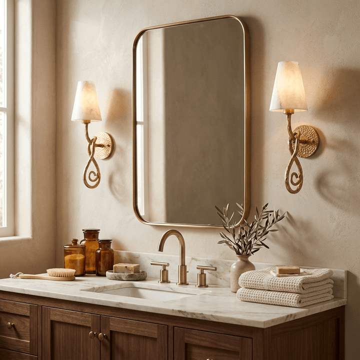 Tangle Alabaster Knot Sconce - Vakkerlight