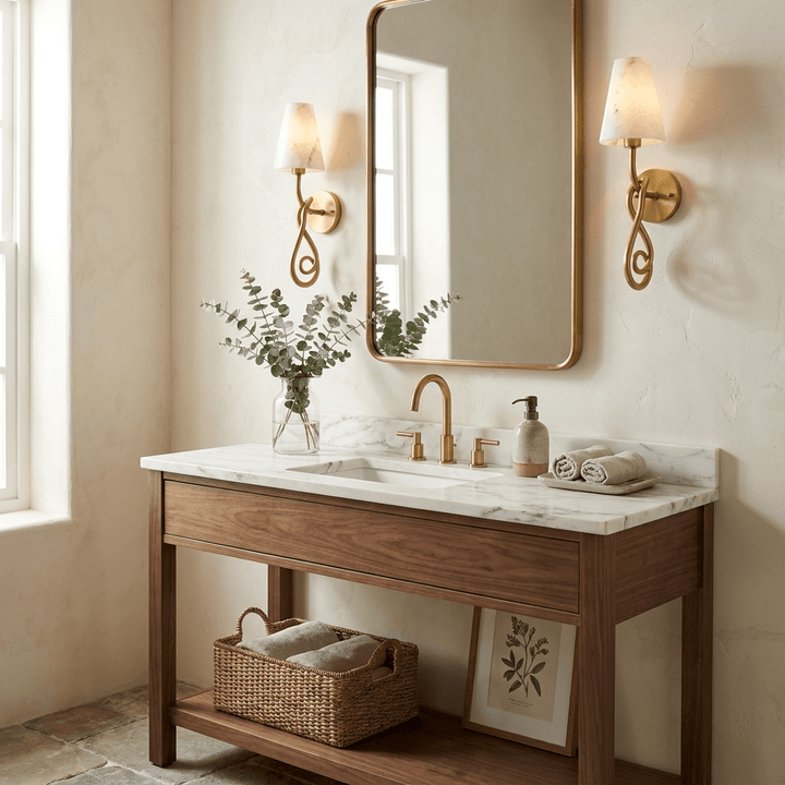 Tangle Alabaster Knot Sconce - Vakkerlight