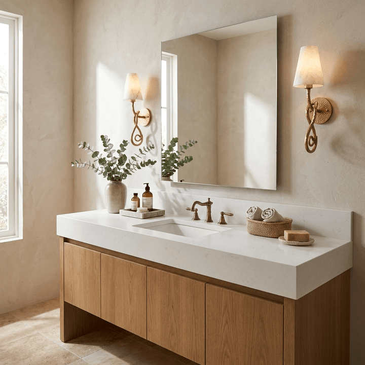Tangle Alabaster Knot Sconce - Vakkerlight