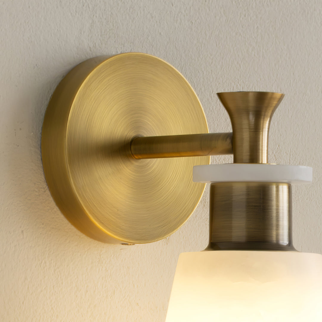 Tapered Alabaster Wall Sconce - Vakkerlight