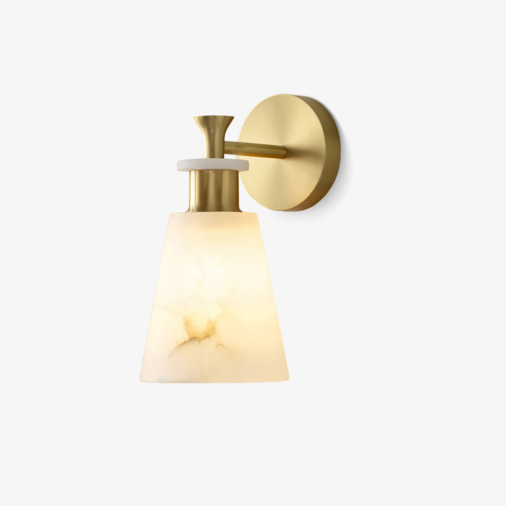 Tapered Alabaster Wall Sconce - Vakkerlight