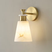 Tapered Alabaster Wall Sconce