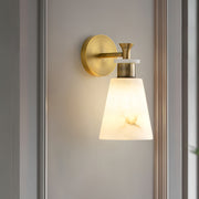 Tapered Alabaster Wall Sconce