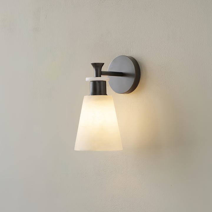 Tapered Alabaster Wall Sconce - Vakkerlight