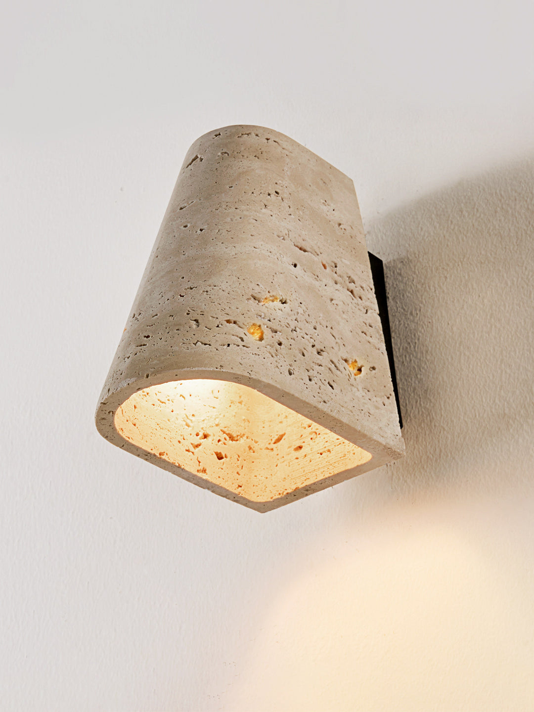 Tapered Travertine Wall Sconce - Vakkerlight