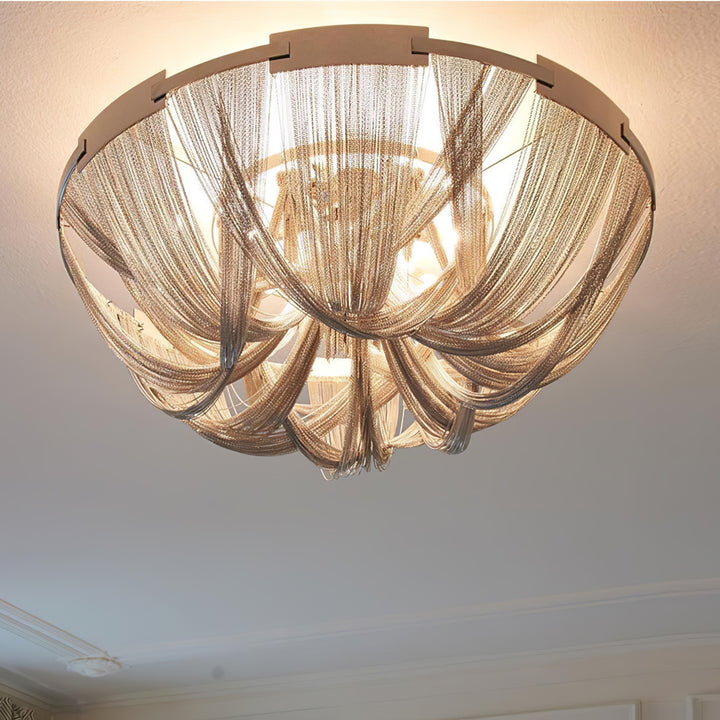 Tassel Aluminum Chain Ceiling Light - Vakkerlight