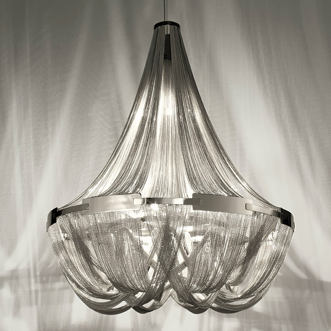 Tassel Aluminum Chain Chandelier - Vakkerlight