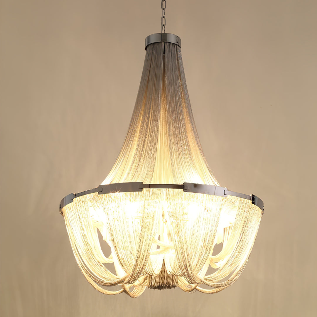 Tassel Aluminum Chain Chandelier - Vakkerlight