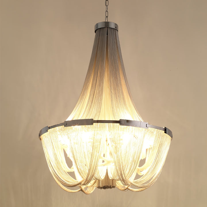 Tassel Aluminum Chain Chandelier - Vakkerlight