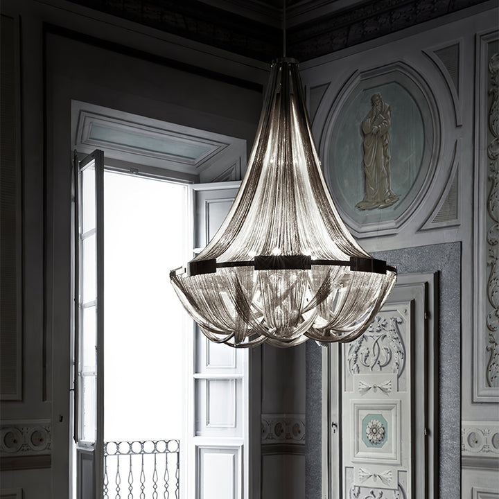 Tassel Aluminum Chain Chandelier - Vakkerlight