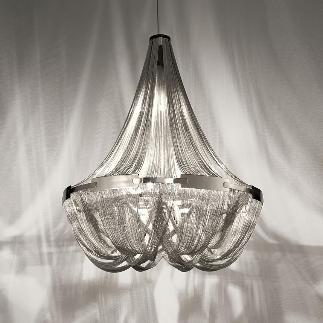 Tassel Aluminum Chain Chandelier - Vakkerlight