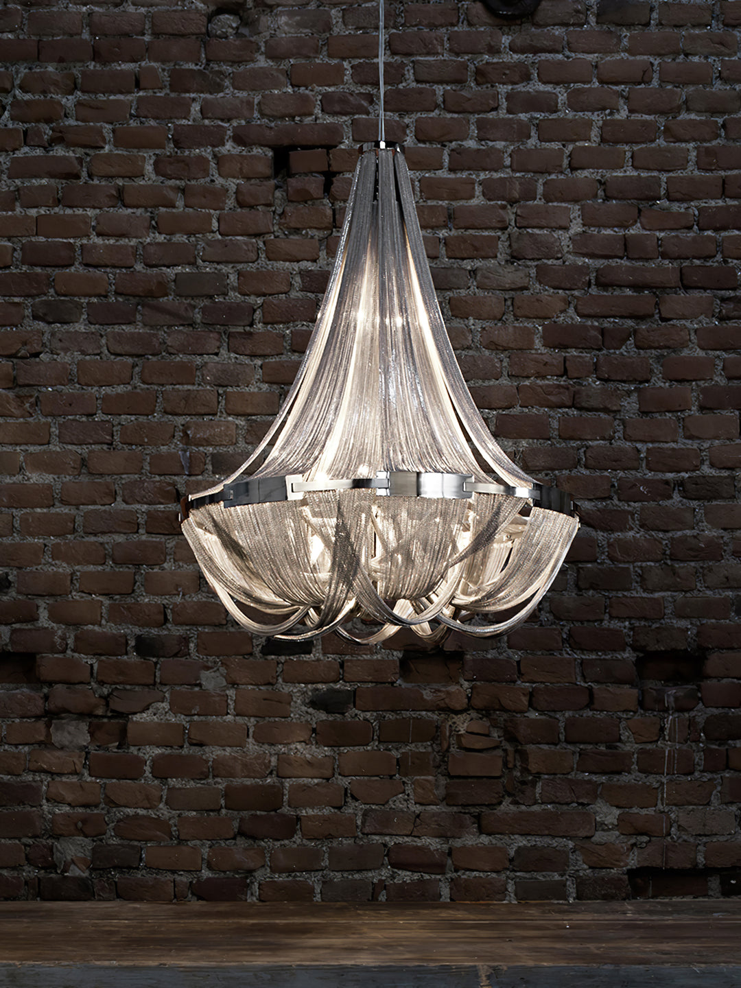 Tassel Aluminum Chain Chandelier - Vakkerlight