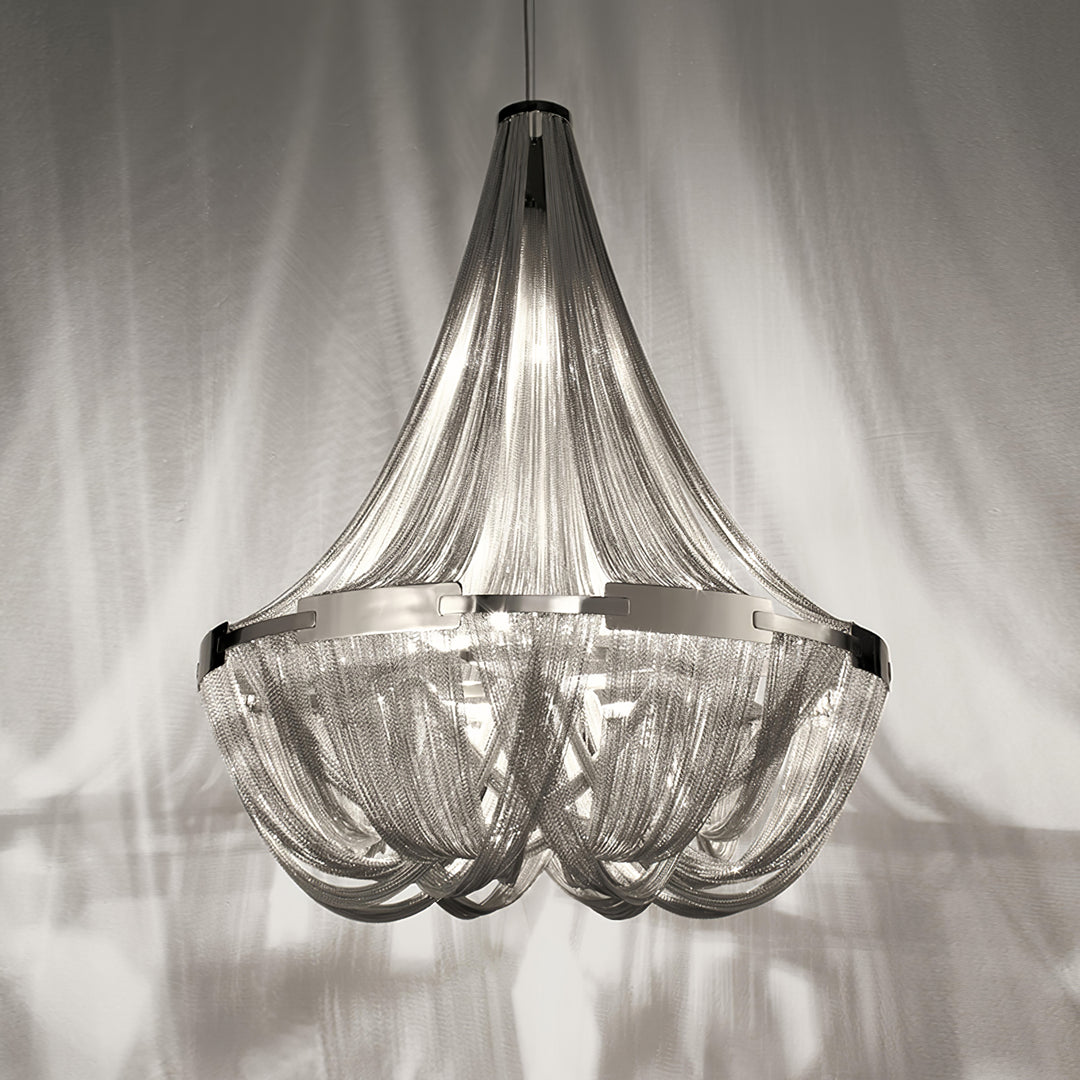 Tassel Aluminum Chain Chandelier - Vakkerlight