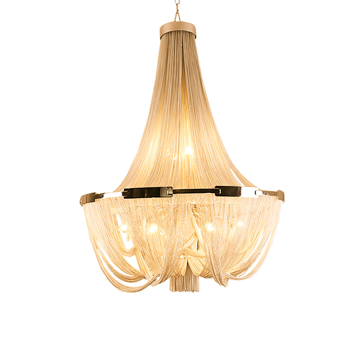 Tassel Aluminum Chain Chandelier - Vakkerlight