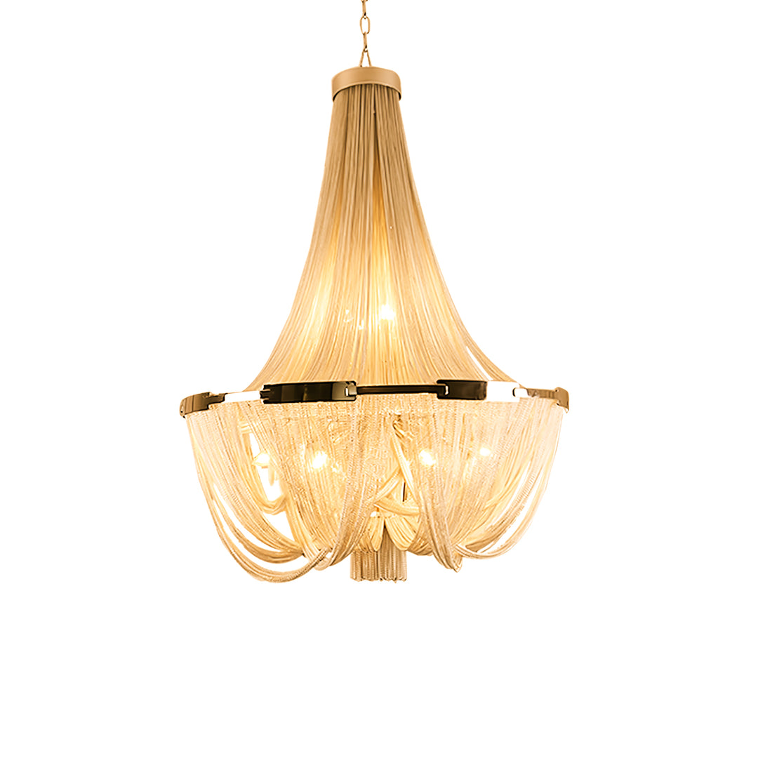 Tassel Aluminum Chain Chandelier - Vakkerlight