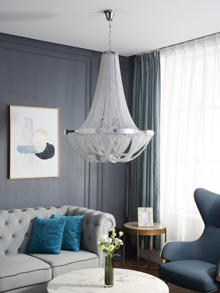 Tassel Aluminum Chain Chandelier - Vakkerlight